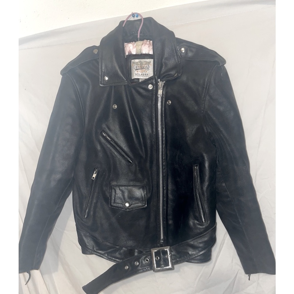 Wilson’s Leather Biker Jacket M